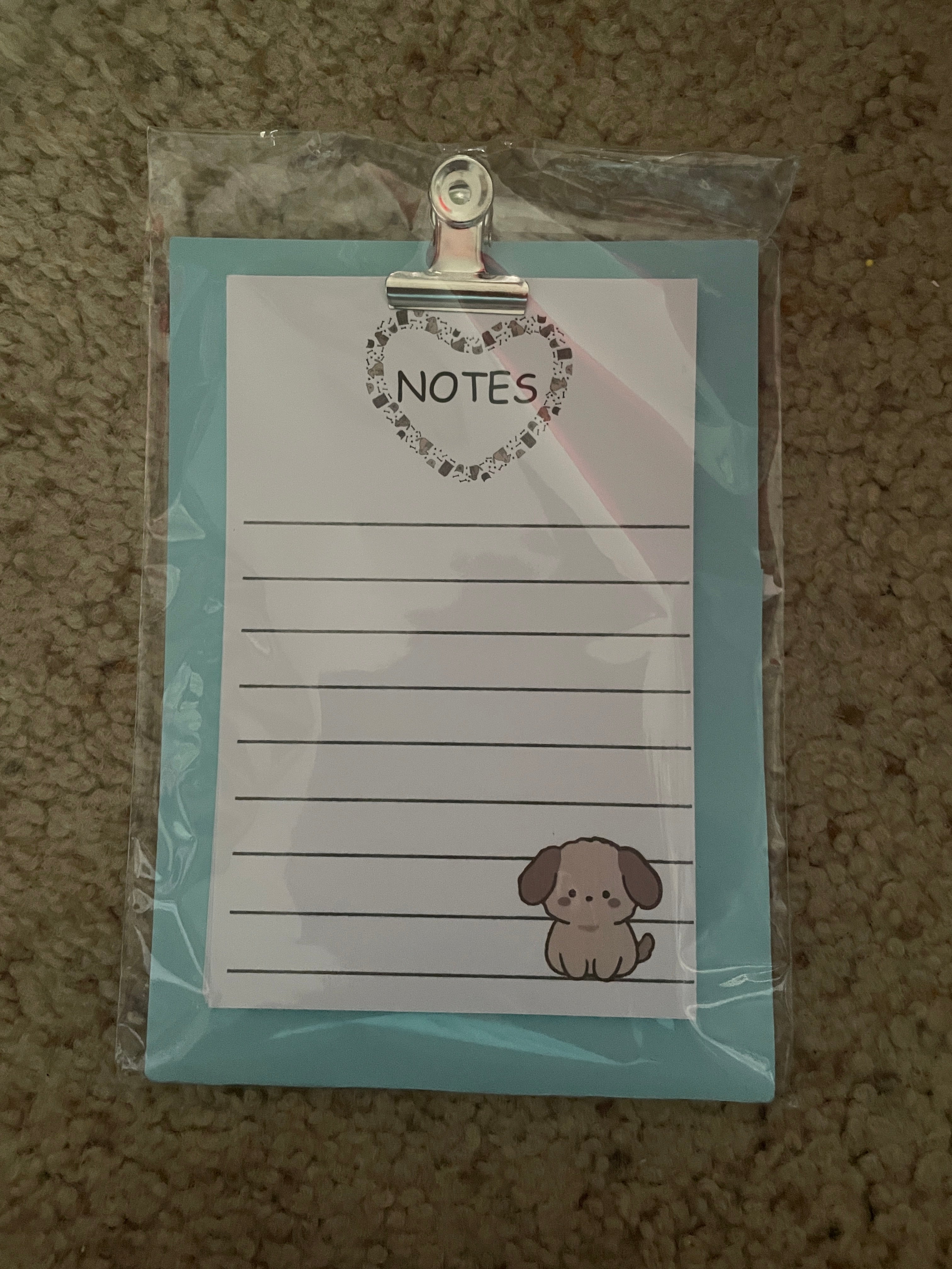 Cute Puppy Clipboard
