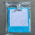I Love Dogs Mini Clipboard