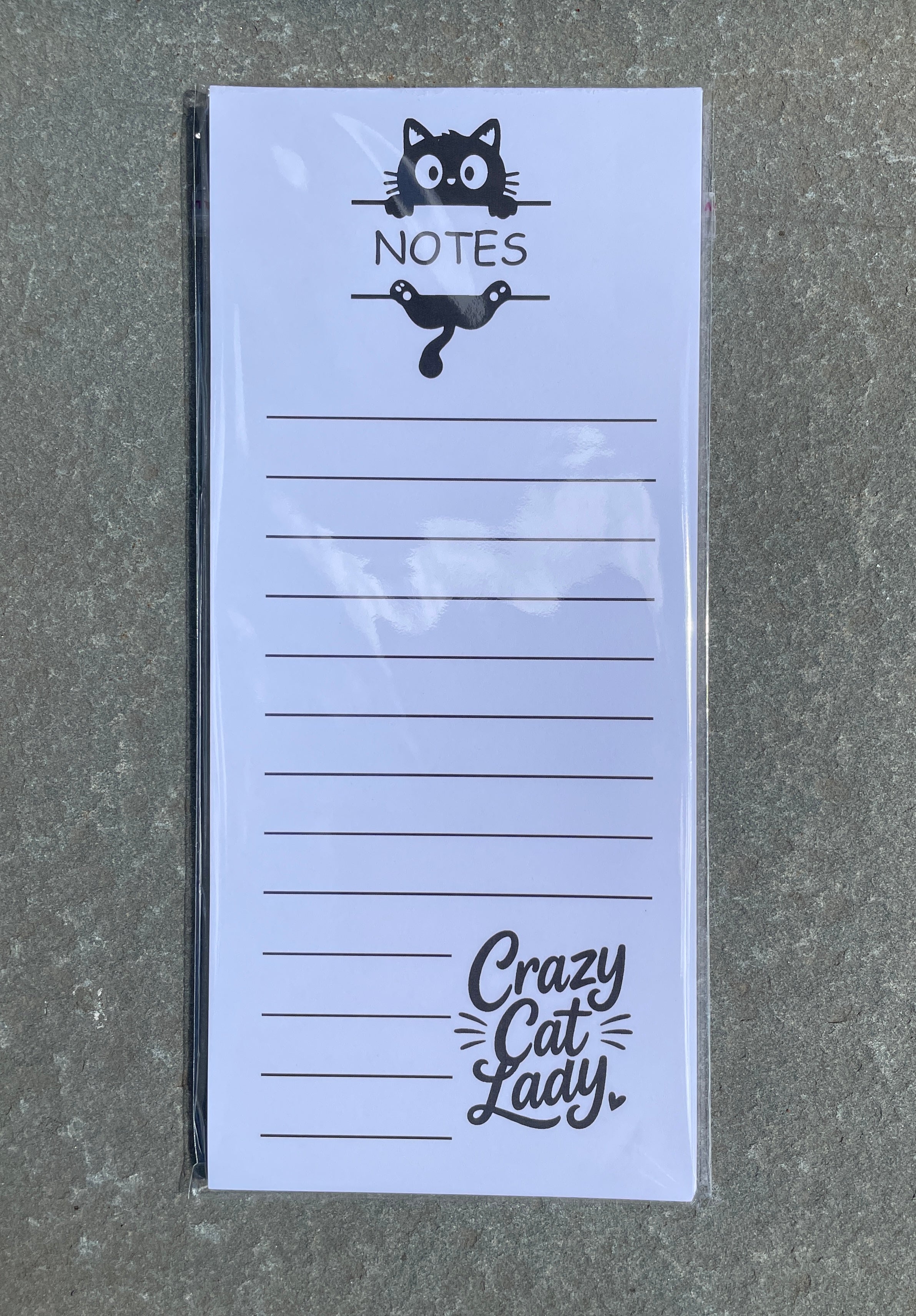 Crazy Cat Lady Notepad