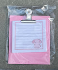 Pink Dog Mini Clipboard