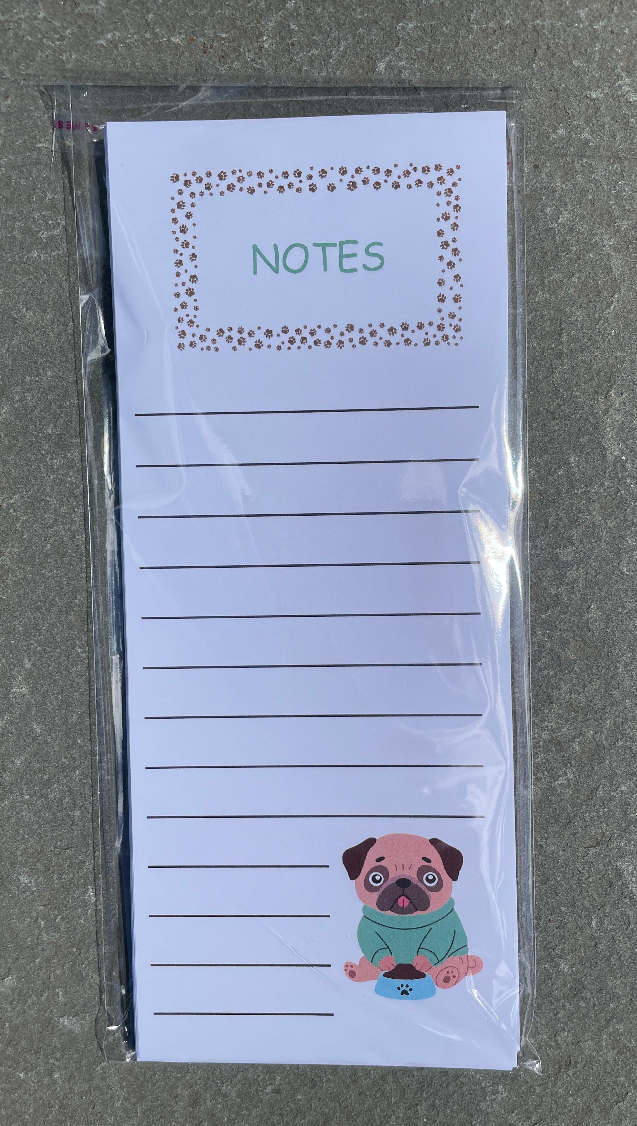Pug Notepad